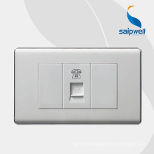 SAIP/SAIPWELL Hot Sale South American Standard ICC Power Flat Wall Switch
